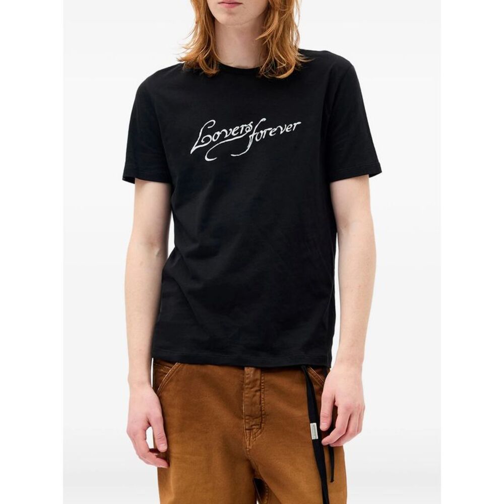 Ann Demeulemeester Black T-Shirts & Vests - T-Shirts Men